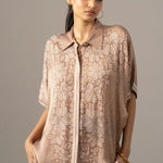 Pansy Flower Printed Coordset Namrata Joshipura Online