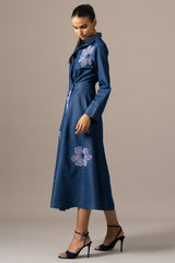 Poppy Flower Wrap Dress