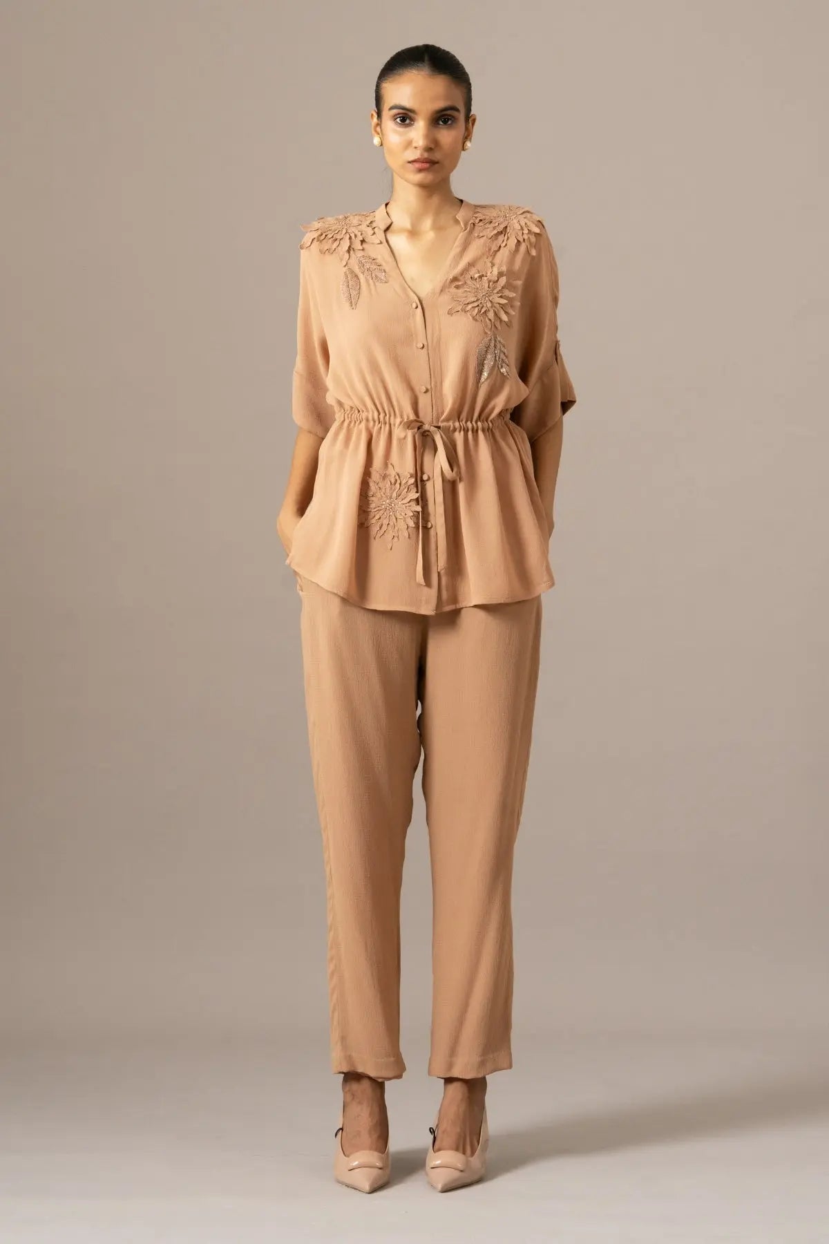 Nigella Front Open String Coord Set Namrata Joshipura Online