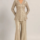 AMARA LONG PEPLUM WITH SHARARA Namrata Joshipura Online
