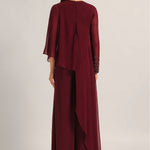 SILVER DUST FRONT FLAP JUMPSUIT Namrata Joshipura Online