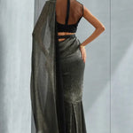 Metallic Scallop Drape Saree Namrata Joshipura