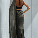 Metallic Scallop Drape Saree Namrata Joshipura