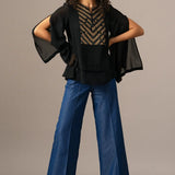 Matrix Zipper Double Layer Top Namrata Joshipura Online