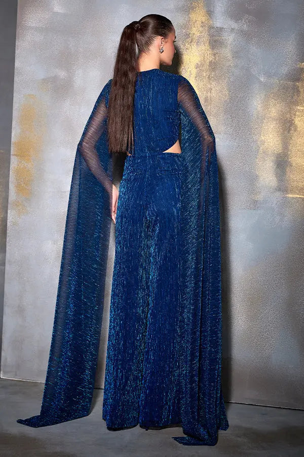 Cordelia Cape Sleeve Jumpsuit Namrata Joshipura