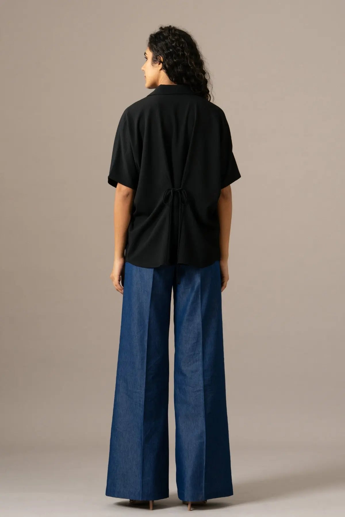 Moonflower Back Tie Zipper Top Namrata Joshipura Online