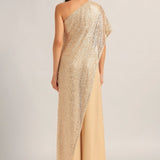 AMARA ONE SHOULDER MESH JUMPSUIT Namrata Joshipura Online