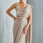 Fox Tail Shimmer Saree Namrata Joshipura