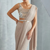 Fox Tail Shimmer Saree Namrata Joshipura