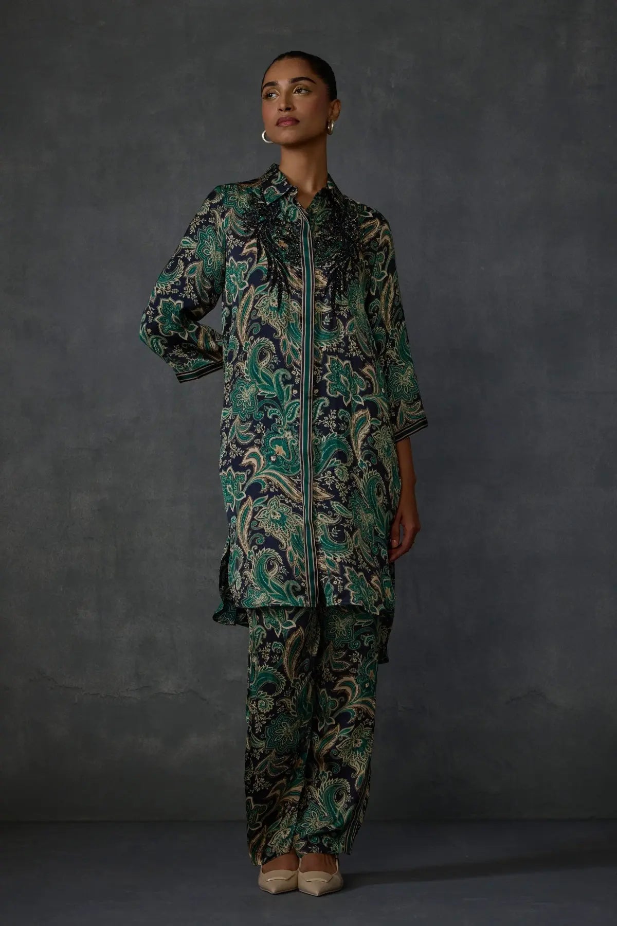 Winter Paisley Co-ord Set Namrata Joshipura Online