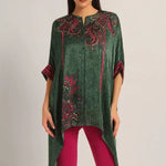 PAISELY CRINKLE HANDKERCHIEF TUNIC Namrata Joshipura Online