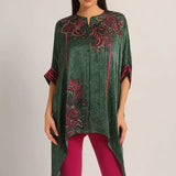 PAISELY CRINKLE HANDKERCHIEF TUNIC Namrata Joshipura Online