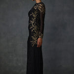 Autumn Fern Side Fringe Gown Namrata Joshipura Online