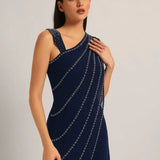 Silver Dust Front Drape Jumpsuit Namrata Joshipura Online