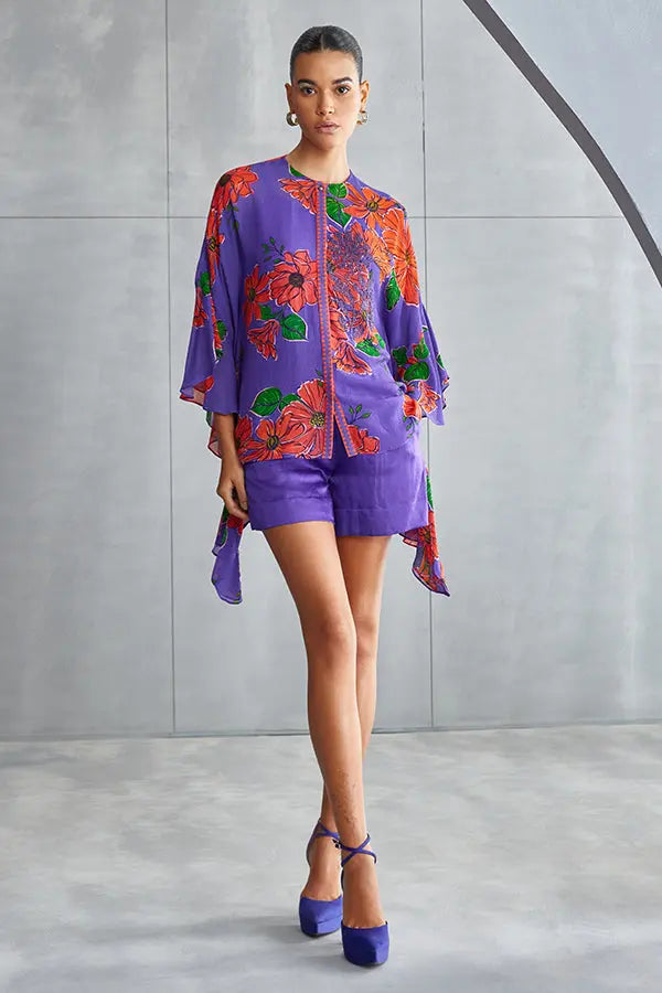 Zinnia Frill Sleeve Top Namrata Joshipura Online