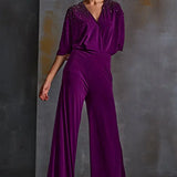 Trinket Overlap Jumpsuit Namrata Joshipura