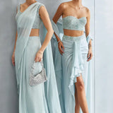 Pearl Drop Shimmer Saree Namrata Joshipura