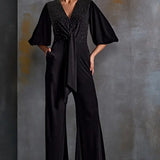 Crystal Square Tie Up Jumpsuit Namrata Joshipura