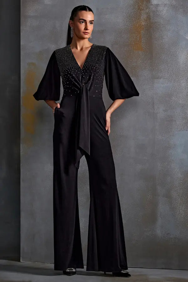 Crystal Square Tie Up Jumpsuit Namrata Joshipura