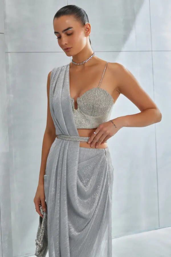 Metallic Cord Shimmer Set Namrata Joshipura