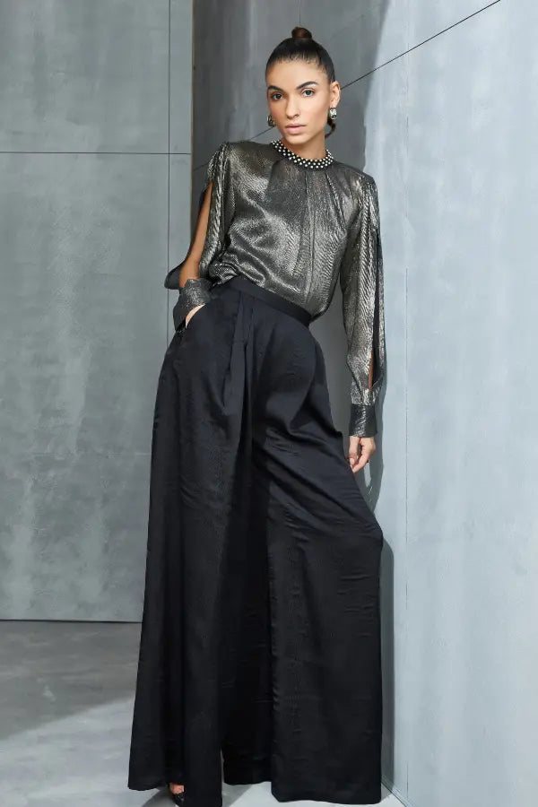 Pearl Drop Split Sleeve Top Namrata Joshipura