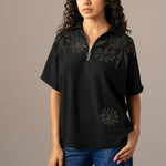 Grace Backtie Zipper Top Namrata Joshipura Online