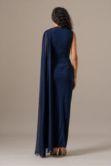 Star Draped Gown