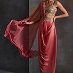 Bell Flower Draped Saree Namrata Joshipura