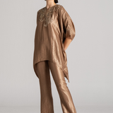 SHIMMER PAISLEY HANDKERCHIEF TUNIC