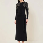 MARIELLE WAIST TIE DRAPED DRESS Namrata Joshipura Online