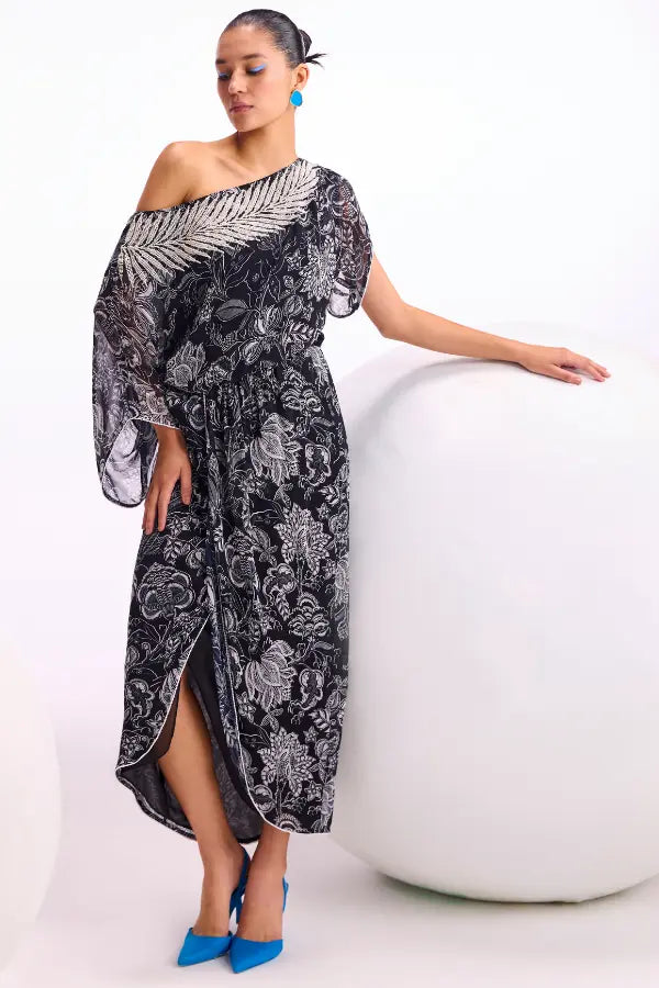 Cerellia Fern Drop Shoulder Dress Namrata Joshipura