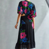 Zinnia Waist Cut Out Dress Namrata Joshipura