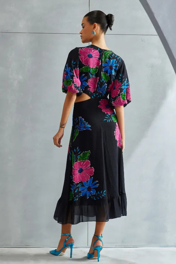 Zinnia Waist Cut Out Dress Namrata Joshipura
