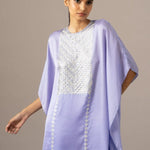 Matrix Yoke Embroidered Kaftan Set Namrata Joshipura Online