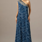 Paisley One Shoulder Fern Jumpsuit Namrata Joshipura Online