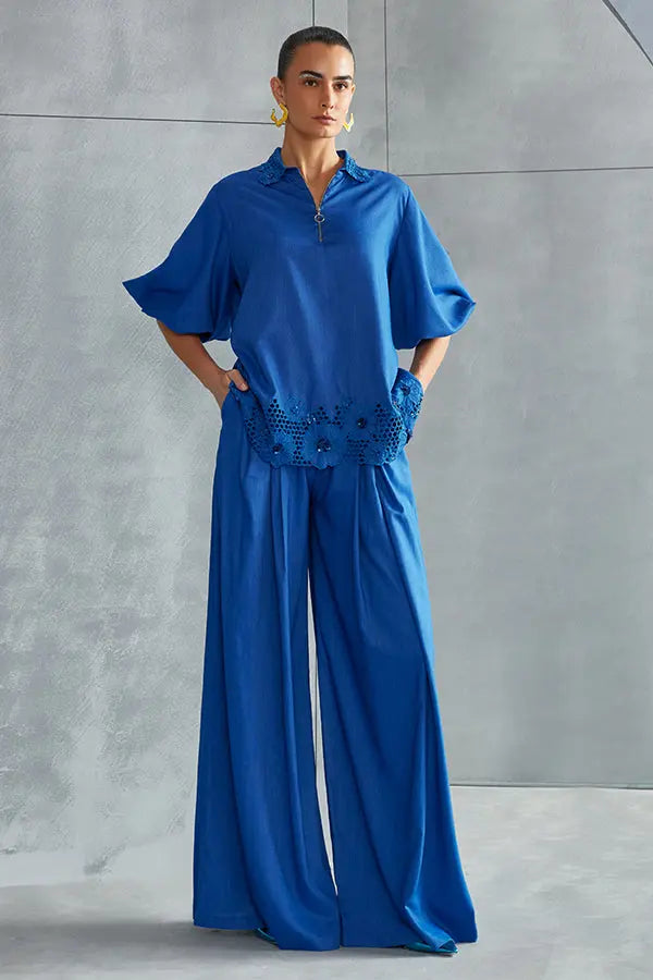 Vervain Denim Top Namrata Joshipura
