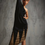 Zenith Siren Asymetric Drape Dress Namrata Joshipura