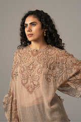 Paisley Print Side Frill Tunic