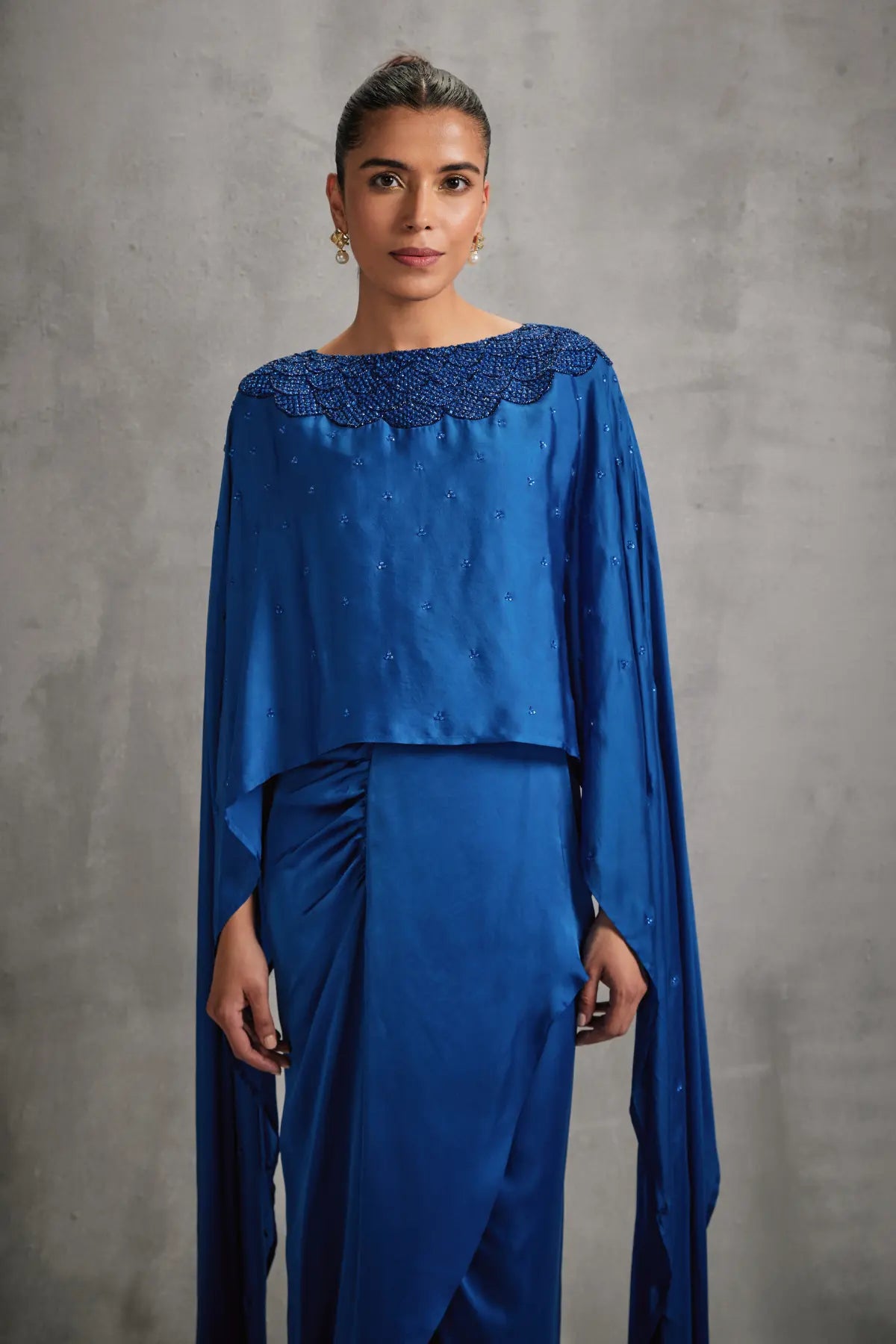 Nebula Cape with Skirt Namrata Joshipura