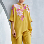 Wild Violet Handkerchief Hem Tunic Namrata Joshipura