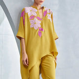 Wild Violet Handkerchief Hem Tunic Namrata Joshipura