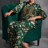 Winter Hazel Drop Shoulder Co-Ord Set Namrata Joshipura