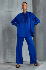 Metallic Hexa Boxy Co-ord Set