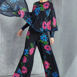 Zinnia Cape Jumpsuit Namrata Joshipura
