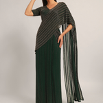 TRACKLINE DRAPED SAREE WITH BLOUSE Namrata Joshipura Online