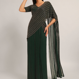 TRACKLINE DRAPED SAREE WITH BLOUSE Namrata Joshipura Online