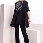 Metallic Pearl Gathered Top Namrata Joshipura