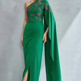 River Leaf One off Shoulder Gown Namrata Joshipura