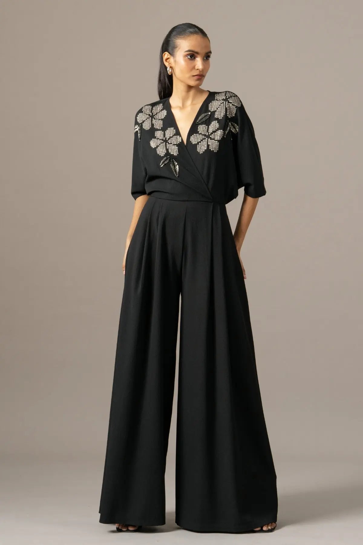 Moonflower Box Pleat Jumpsuit Namrata Joshipura Online