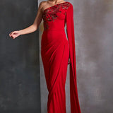 Autumn Fern One Off Sholder Gown Namrata Joshipura